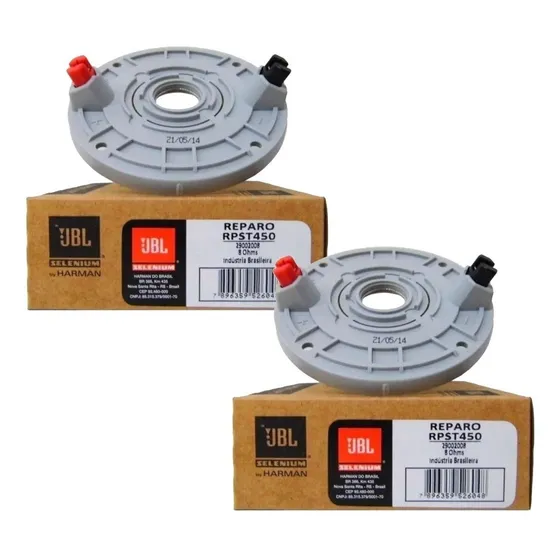 Kit 2 Reparos Jbl Selenium Original Para Super Tweeter St450