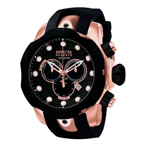 Reloj Invicta 0361 Oro Rosa, Negro, Bronce Hombres