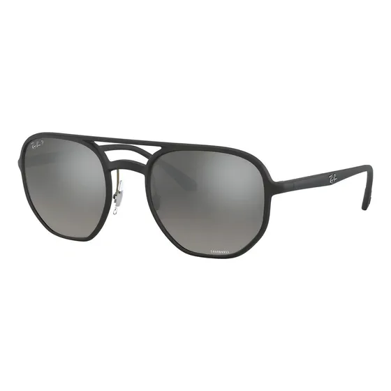 Gafas de sol polarizadas Ray Ban Black Chromance RB4321ch, color negro, varilla, color negro