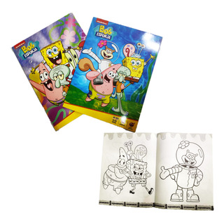 12 Libros Colorear Bob Esponja Ilumina Pinta Recuerdo Fiesta 12 Libros Colorear Bob Esponja Ilumina Pinta Recuerdo Fiesta