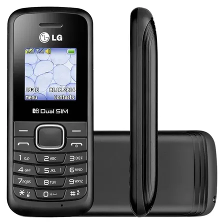 Celular LG B220 3G Idoso Tecla Grande Rádio Fm Lanterna