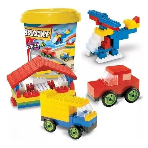 Balde Blocky Basico 3 200 Piezas Original - Sharif Express
