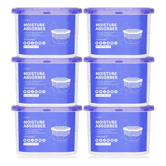 Caja Deshumidificadora 6*280g Closet Ab Sorbe Humedad
