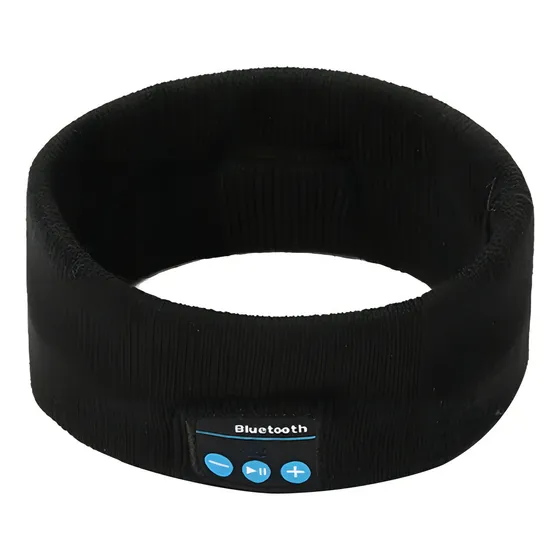 Fone Faixa Bluetooth Sem Fio Wireless Headphone Música Cor Preto