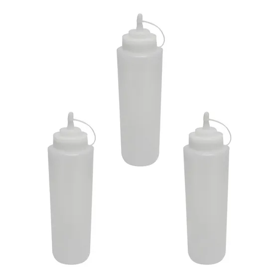 Bisnaga Plástica De 1 Litro Kit Com 3 Unidades Frigopro
