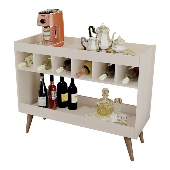 Bar Aparador Botellero Bodega Con Estante Para Bebidas