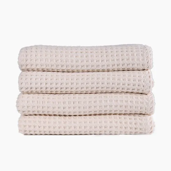 Set Toallas Estilo Waffle