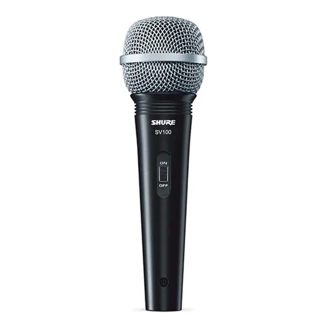Micrófono Dinámico Vocal + Cable Sv100 Shure