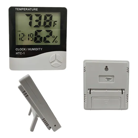 Termohigrometro Digital Higrometro, Humedad, Reloj, Alarma
