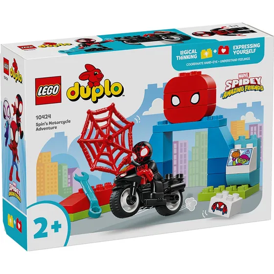 Lego Aventura En Moto De Spin (10424) Cantidad de piezas 24