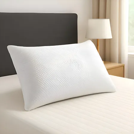 Almohada King Size Memory Foam Triturado Therapy 90 X 50 Cm Comoda Memory Dream Con Cierre Funda Lavable Firme Comoda De Alta Calidad Tela Suave Y Fresca Blanco