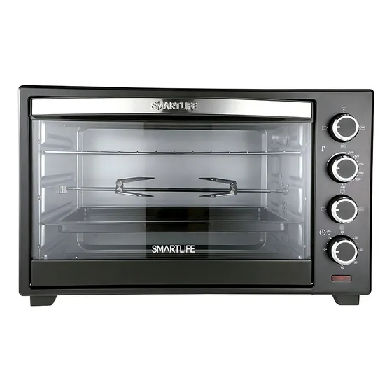 Horno Electrico Smartlife Conveccion Spiedo 60L 6 Funciones