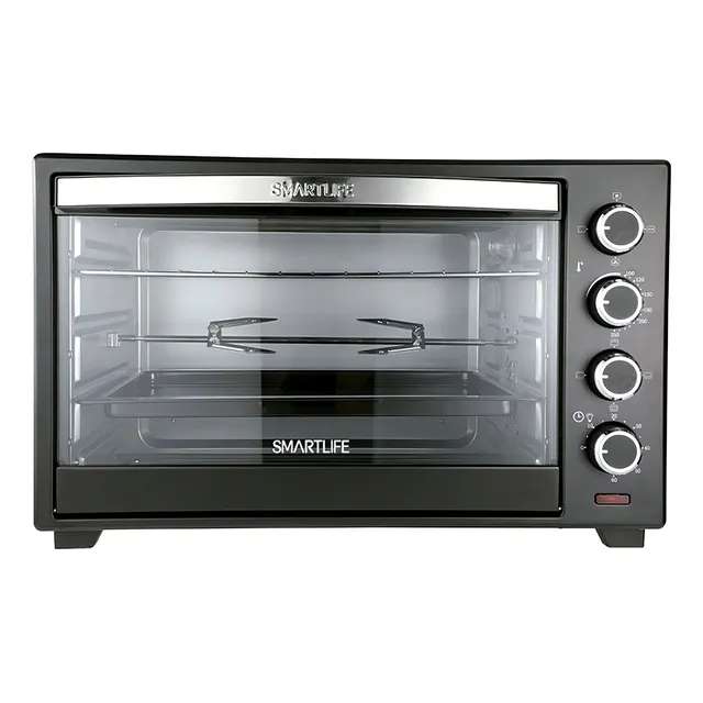 Horno Electrico Smartlife Conveccion Spiedo 60L 6 Funciones