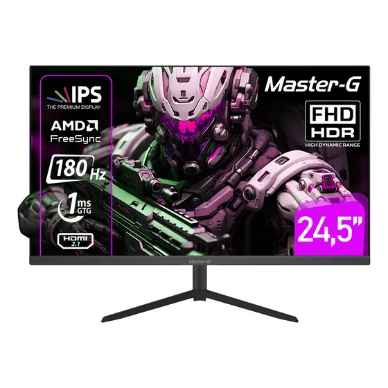 Monitor Gamer 24,5 Fhd Ips Hdr 180hz 1ms Mgmg2440p Master-g Color Negro 2025