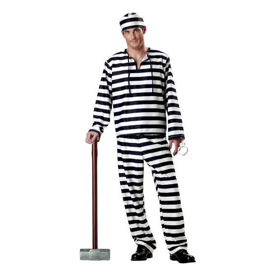 Disfraz De Preso Para Hombre De California Costumes, Pequeño