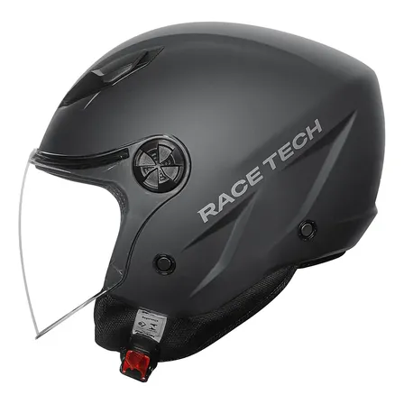 Capacete Race Tech Play Monocolor Cinza Fosco Tamanho Do Capacete 56