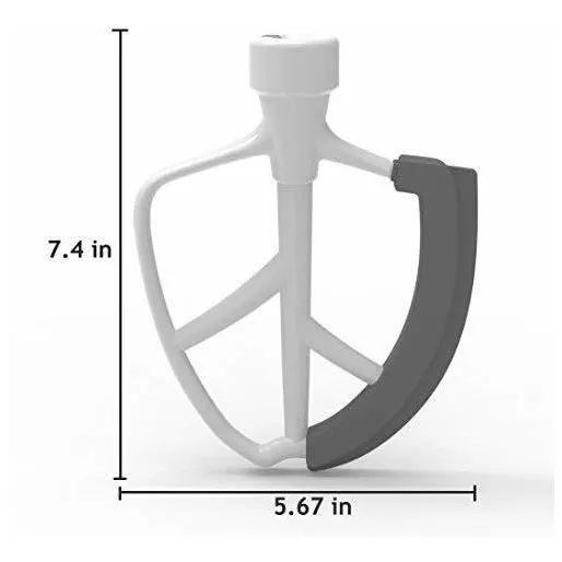 Batidor Borde Flexible 5 Cuarto Para Batidora Pie