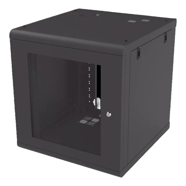 Gabinete Montaje Pared Cuerpo Fijo Rack 19in De 12 Unidades
