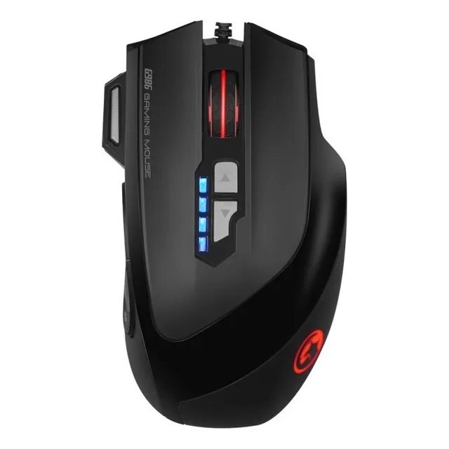 Mouse Gamer Marvo G986 Optico Pixart 3325 Dpi 1000-8000 Usb Color Negro