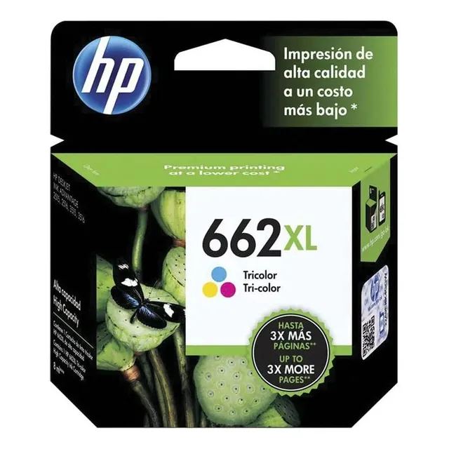 Cartucho Hp 662 Xl Tricolor Alto Rendimiento 2515 Cz106al 