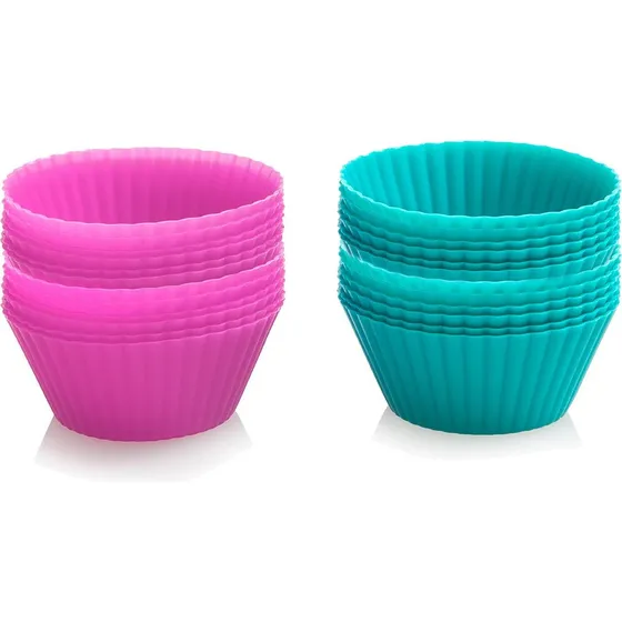 Set De 12 Tazas De Silicona Para Hornear Holstein Housewares