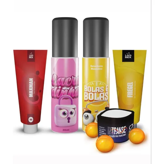 Kit Erotico Bolinha Intranse Anestesico Redutor Vaginal Hot