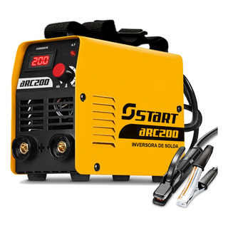 Máquina Inversora Solda Top Arc 200a Start Cor Amarelo Frequência 50/60hz Máquina Inversora Solda Top Arc 200a Start Cor Amarelo Frequência 50/60hz
