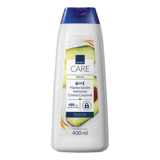 Crema Corporal Hidratante Avon Care 6 En 1 - Palta 400ml