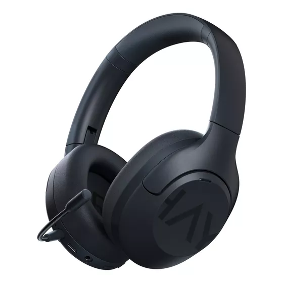 Haylou S30 Pro Anc Audífonos -43db Cancelación De Ruido Adaptativa Auriculares Diadema Gamer Inalámbricos con Micrófono Bluetooth 5.4 Manos Libres De Controlador De 40mm 80h Reproducción Negro