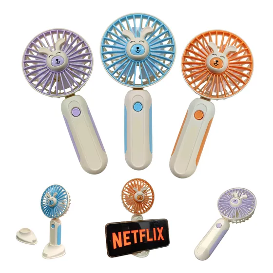 Ventilador Portátil De Mão Recarregável Usb Menopausa Forte