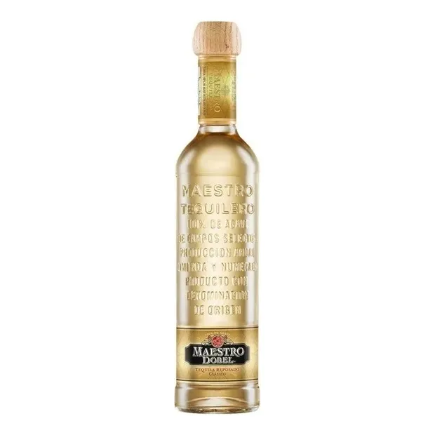 Tequila Reposado 38% Alcohol Botella de 750ml Maestro Dobel