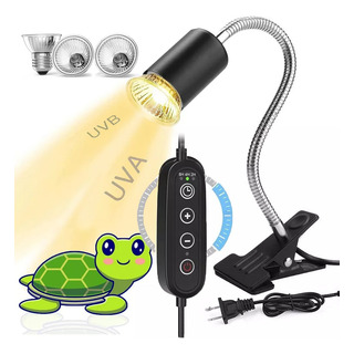 Foco Calor Para Reptiles Tortugas Lámpara Uva Uvb 50w+25w Foco Calor Para Reptiles Tortugas Lámpara Uva Uvb 50w+25w