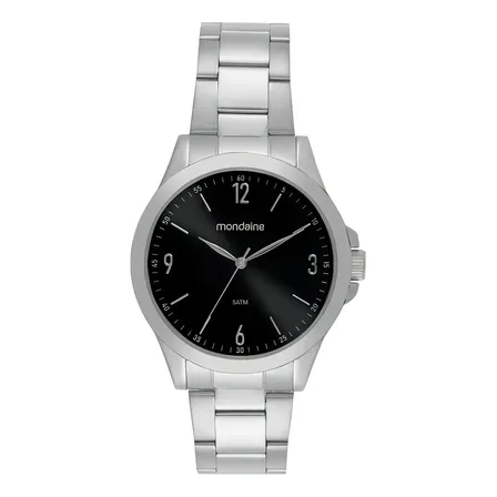 Relogio Mondaine Masculino Ref: 83515g0mvne3 Casual Prateado