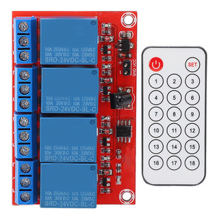 Kit De Módulo De Relé De 4 Canales Que Recibe Control Remoto Kit De Módulo De Relé De 4 Canales Que Recibe Control Remoto