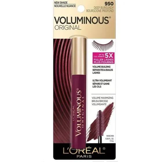 Rímel Loreal Voluminous Deep Burgundy 950 Cor Bordô