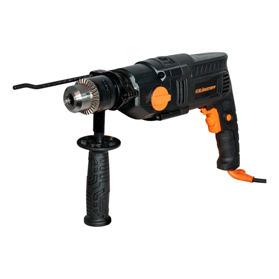 Taladro Percutor Eléctrico Profesional Lusqtoff 42000rpm 1100w 16mm Color Negro Frecuencia 50hz TPL1100-9