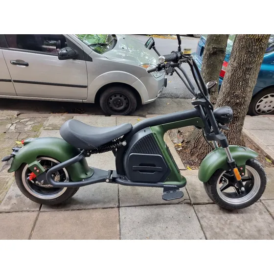 Moto Electrica Chopper 2000 Watts 75 Km Vel Final 40 Km Auto