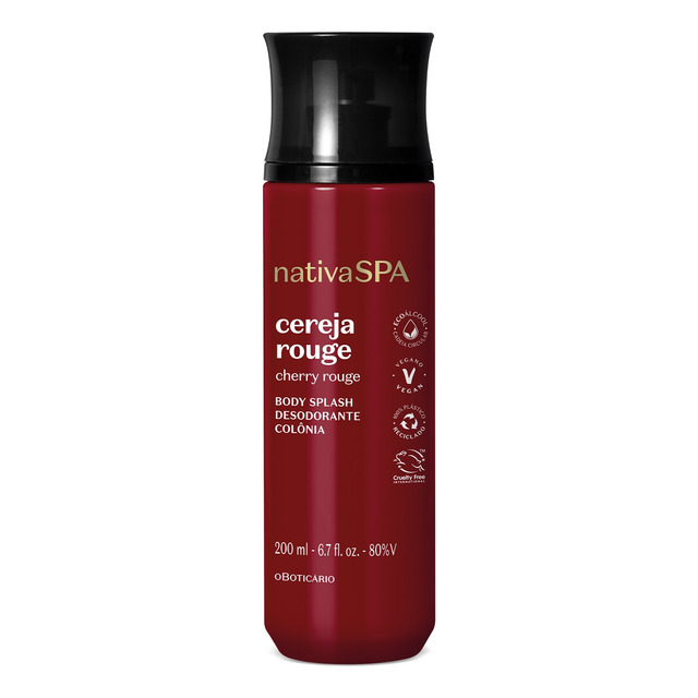 O Boticário Nativa Spa Cereja Rouge Body Splash 200ml O Boticário Nativa Spa Cereja Rouge Body Splash 200ml