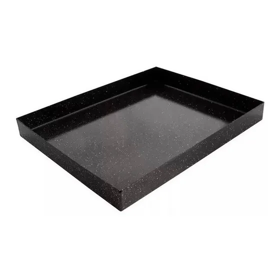 Asadera Enlozada 27x36 Cm Familiar Gastronomia Rojo