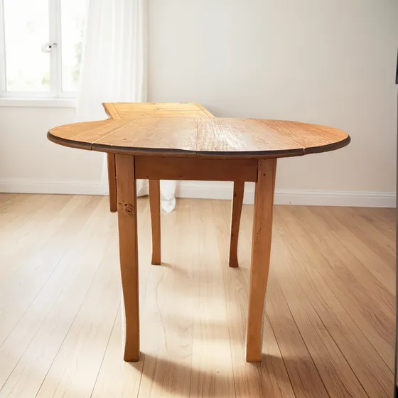 Mesa Con Alas Restaurada Antigua