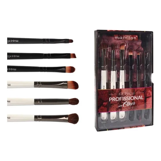 Kit Macrilan Brochas Ojos Profesional Original