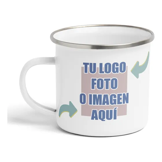Taza Tazon Enlozado Lechero Personalizado