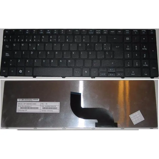 Teclado Notebook Acer Aspire 5810z Nuevo Español Garantía 