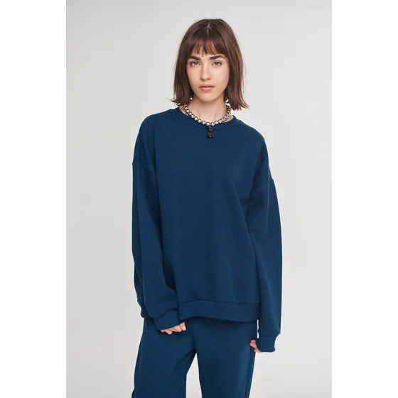 Buzo Basic Relax De Frisa Liviana Mujer 47 Street