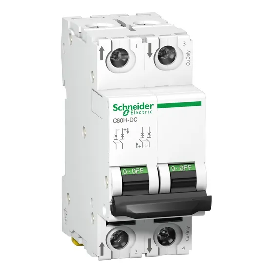 Llave Termica Schneider 2 X 16 Vcc Corriente Continua 6ka