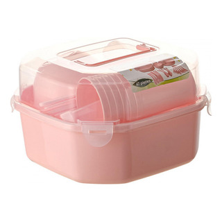 Para Juego De Cubiertos Para Acampar Utensilios Para Para Juego De Cubiertos Para Acampar Utensilios Para