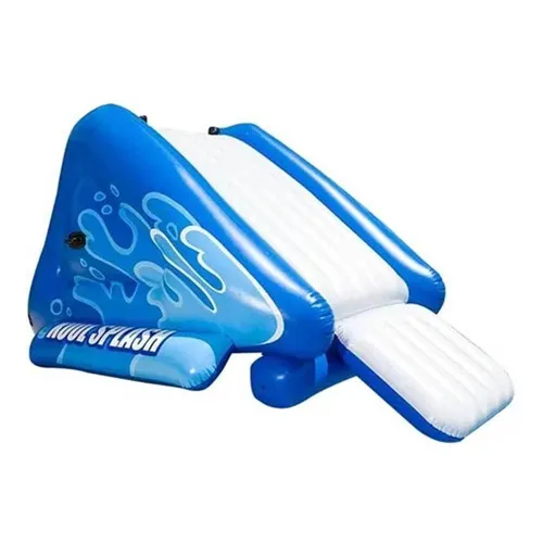 Escorregador Tobogã Inflável Gigante Para Piscina Intex Azul