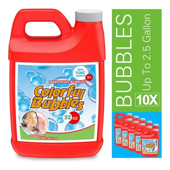 Liquido Para Hacer Burbujas Concentrada 1l Burbujas Espuma