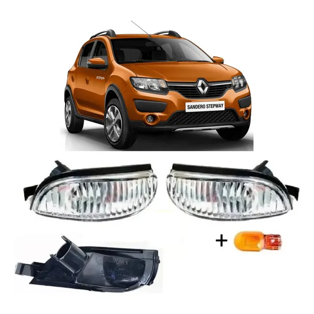 Par Pisca Retrovisor Sandero Stepway 2018 2019 2020 + Lamp.