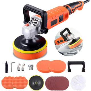 Pulidora De Coche 1580w Pulidora Profesional Ajustable De 7 Velocidades Pulidora Auto Con Mango Extraíble Para Profesional Pulir Lijar Coches Azulejos Metal 127v Pulidora De Coche 1580w Pulidora Profesional Ajustable De 7 Velocidades Pulidora Auto Con Mango Extraíble Para Profesional Pulir Lijar Coches Azulejos Metal 127v